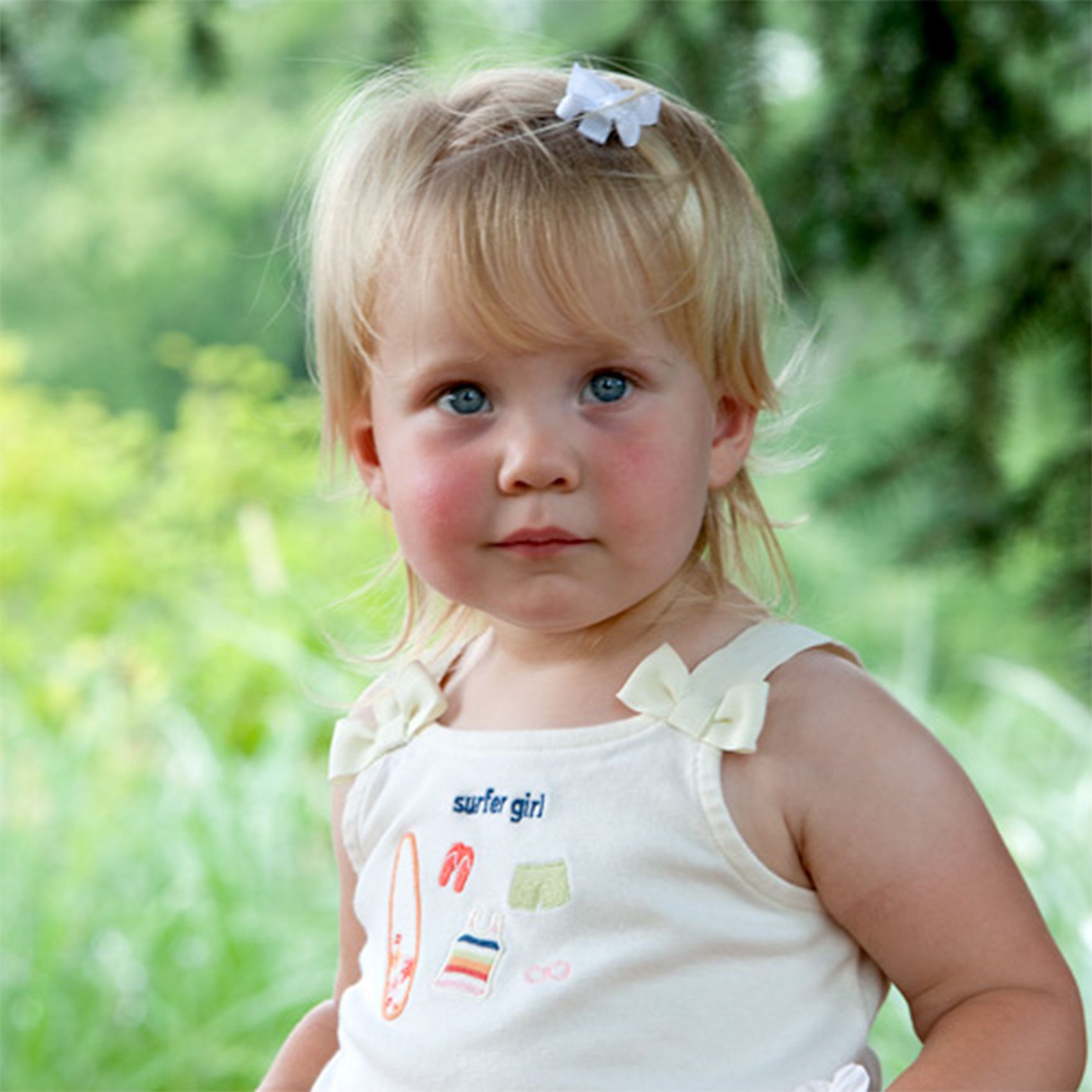 Madilynn at the Botanical Gardens