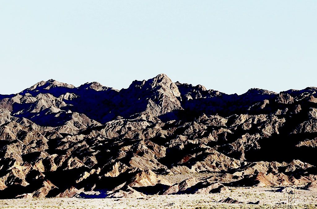 Chocolate Mountains US Navy Aeriel Gunnery range, next to Slab City. An important military training site during WW II used by Gen. George S. Patton.