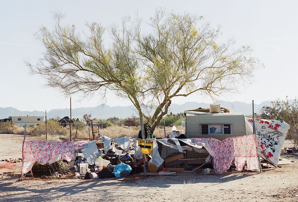 'Pyxie's' CampLow Rd."The air, the ground, the trees, are all sucking the water out of you."