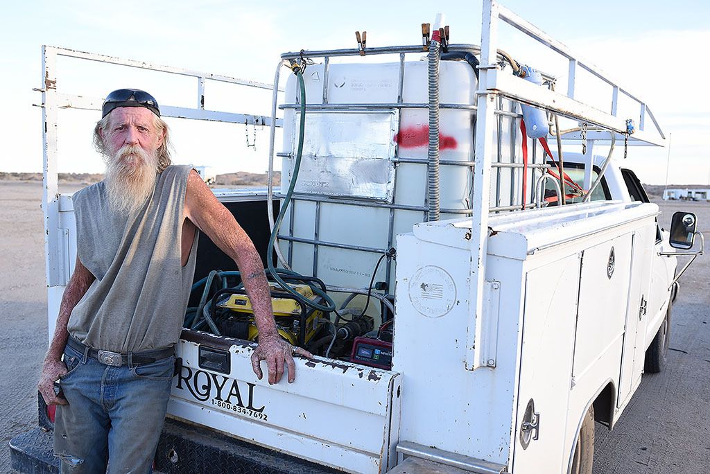 Gary, the 'Water Guy'Slabber"This is as good a place as any to live. People also come here to die."