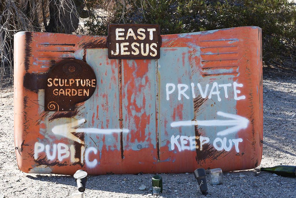 Parking DirectionsArt Garden. East Jesus