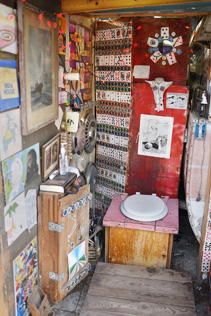 Out House- Collaborative effortArt Garden, East Jesus