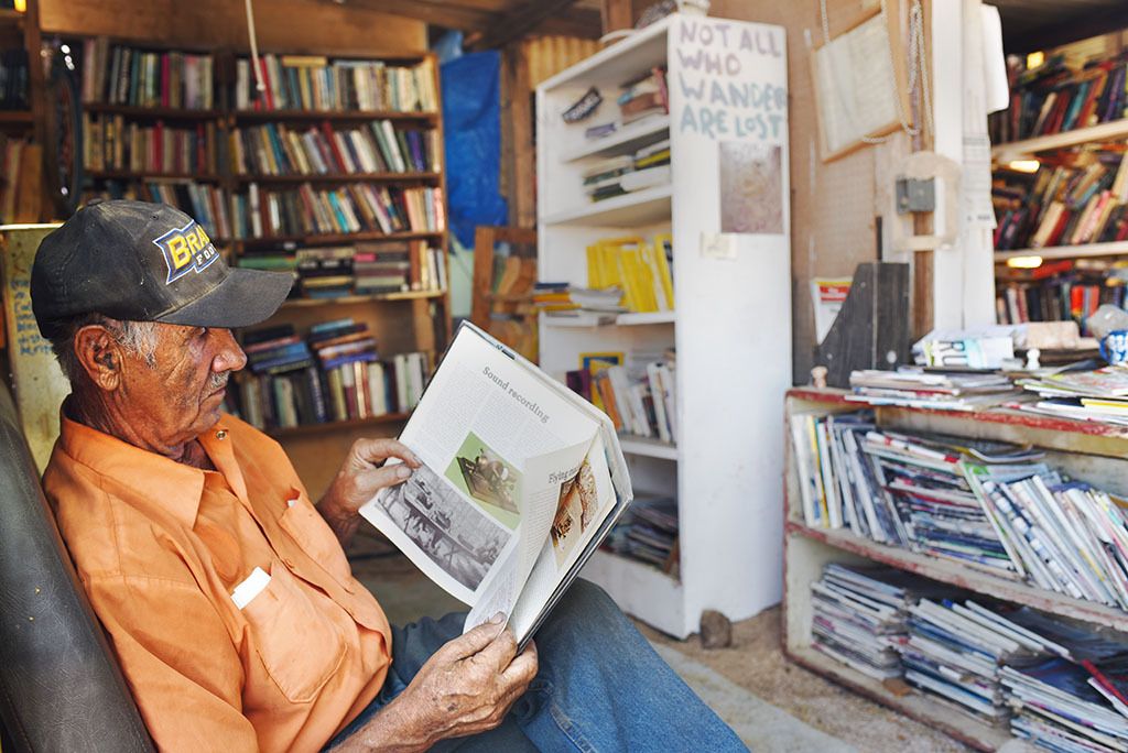 'P.A.'Seasonal SlabberAt the Slab City Library