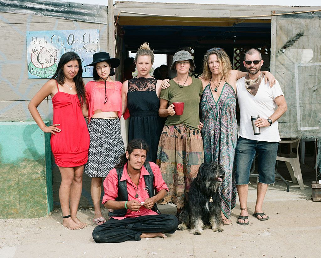 Group Photo TransientsThe Oasis Cafe"How do you survive in Slab City? Anyway you can."