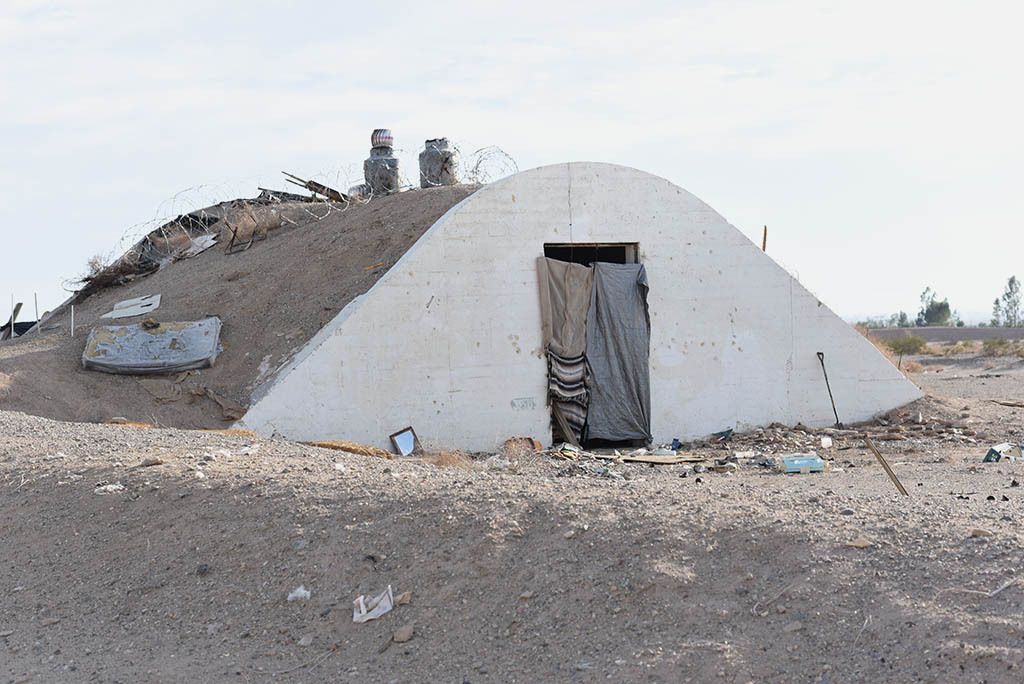 Bunker 1Off of Beal Road Former defensive military fortifcation below ground used to house munitions. Now occupied by Slabbers.