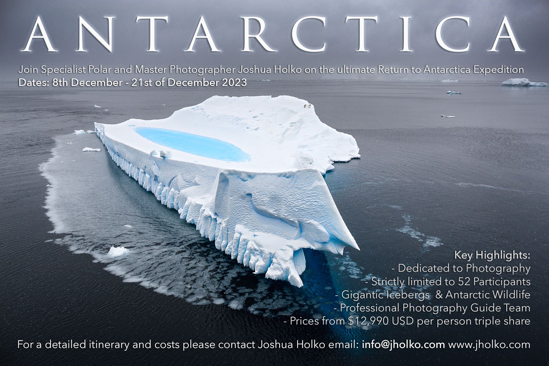 Antarctica Expedition with Joshua Holko 2023