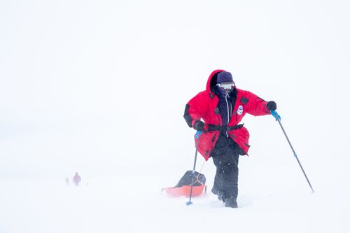 Hiking to the Emperor Penguin Colony