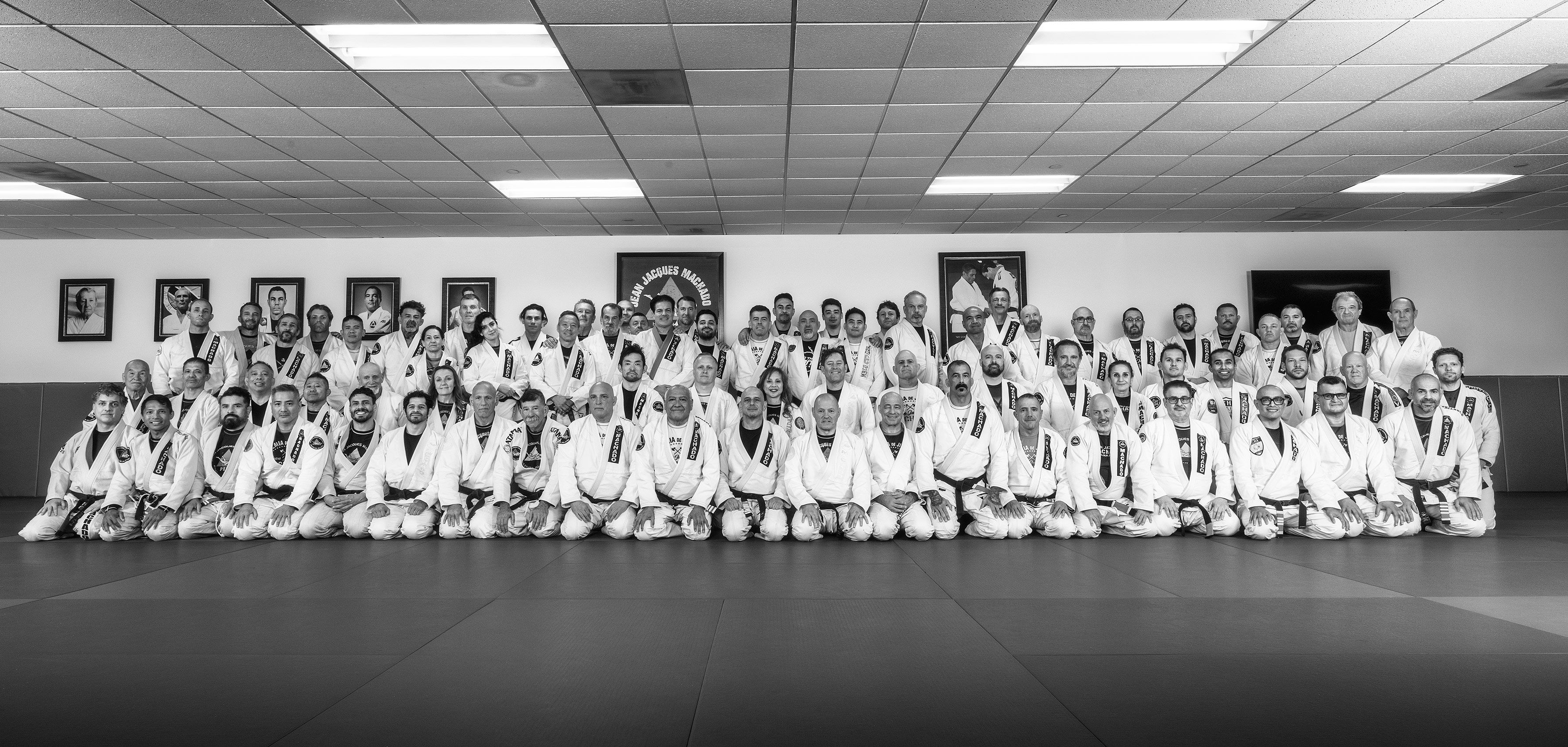 JJM ASSOCIATION BLACK BELTS - black & white