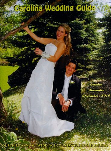 magazine cover of Carolina Wedding Guide Magazine Fall, 2010