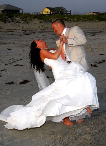 first wedding dance on the beach