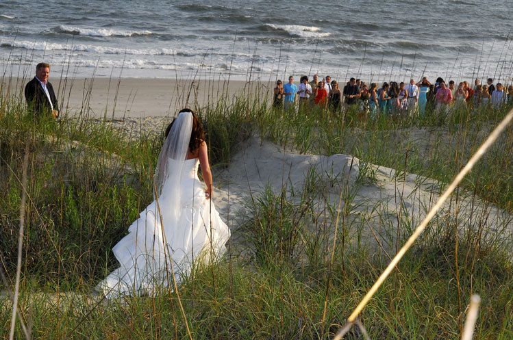 wedding at Caswell Beach