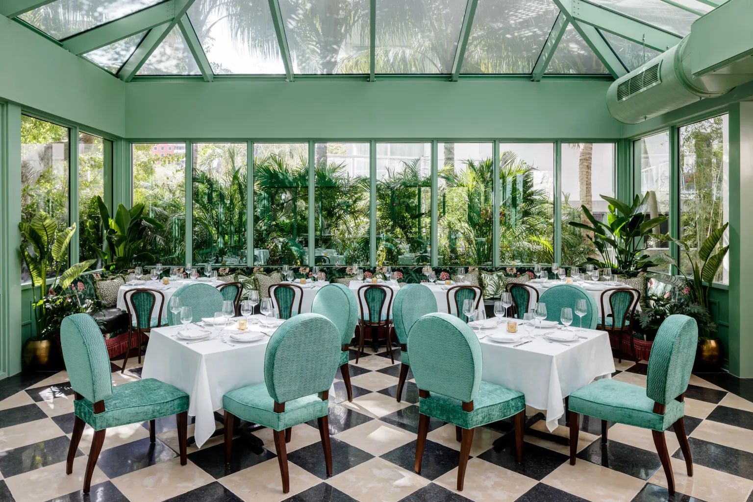 Greenhouse dining room