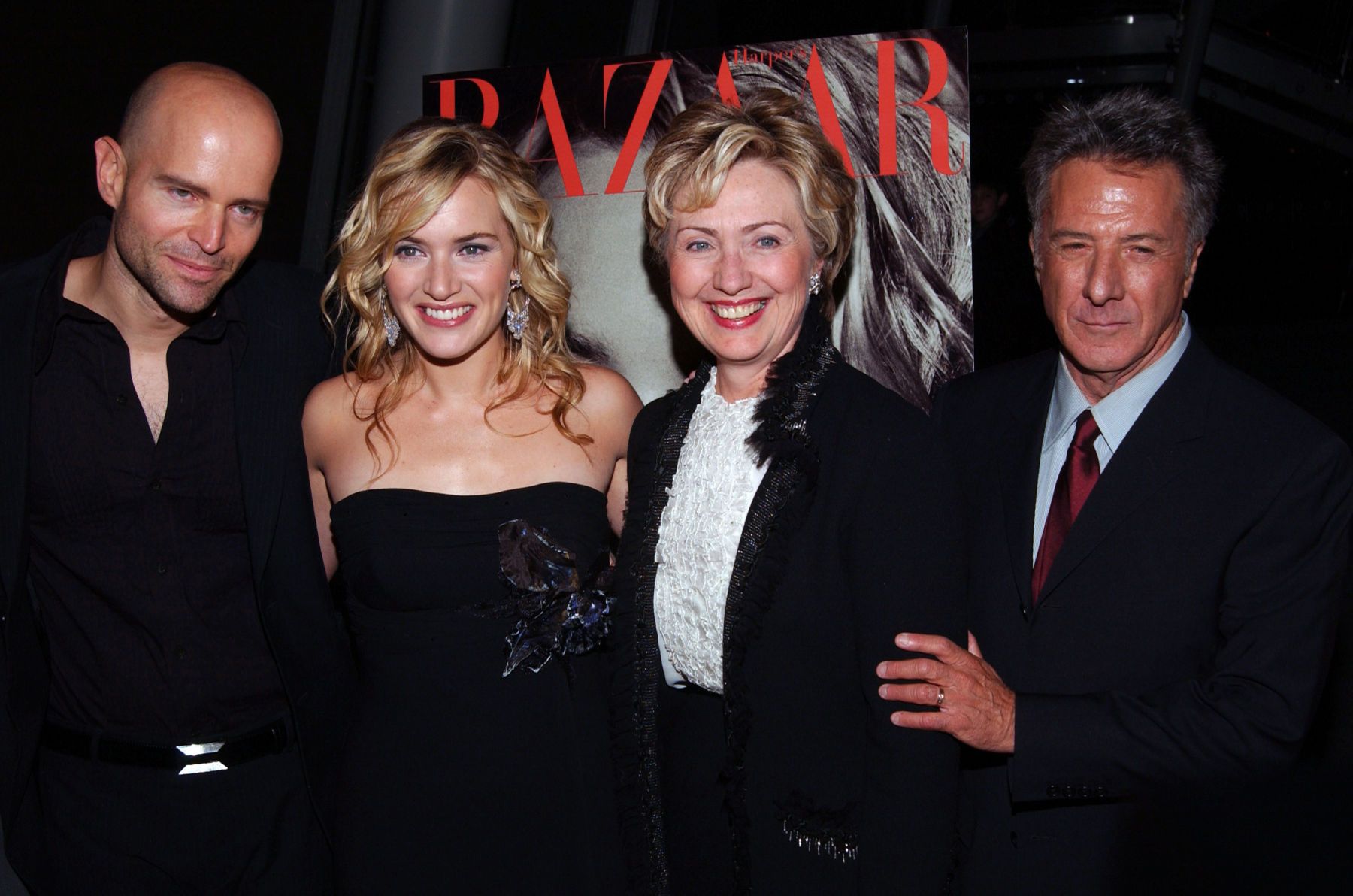 MARC FORSTER, KATE WINSLET, HILLARY R. CLINTON and DUSTIN HOFFMAN