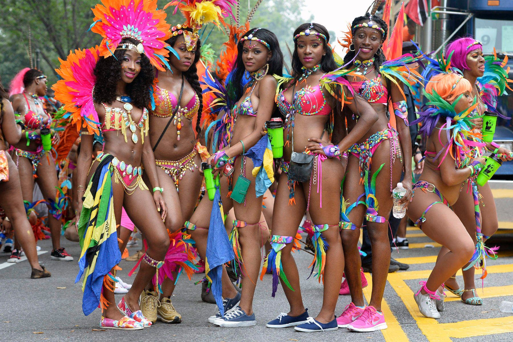 WEST INDIAN DAY PARADE IN BROOKLYN, NYC.