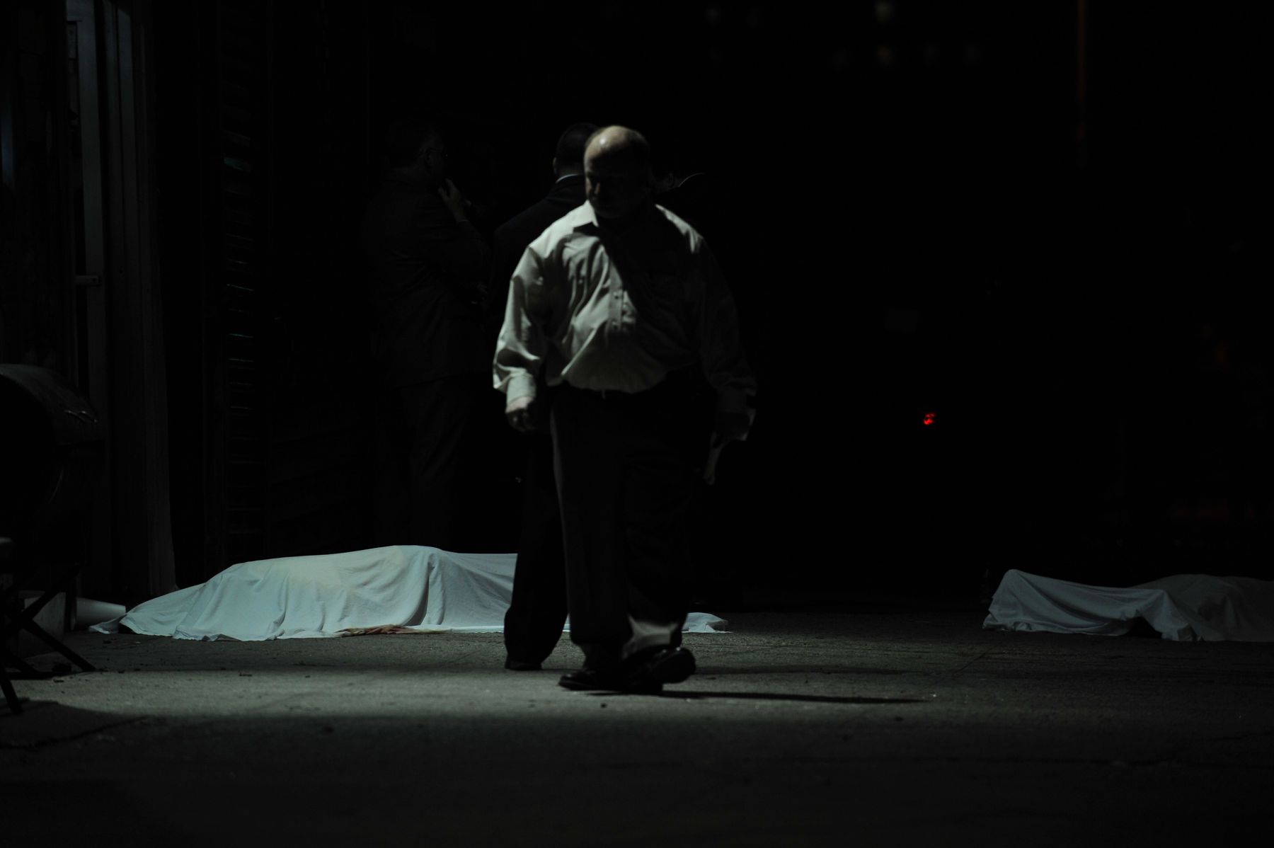 Three shot outside Brooklyn Deli.