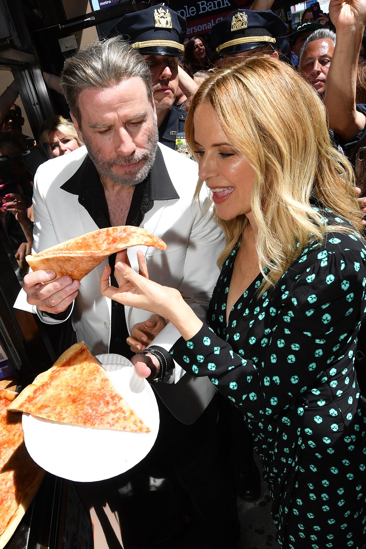 John Travolta and Kelly Preston