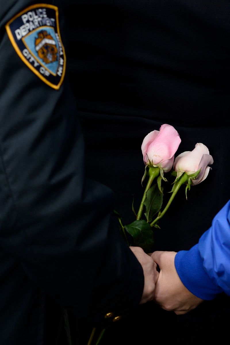Two NYPD police officers shot and killed in Brooklyn.