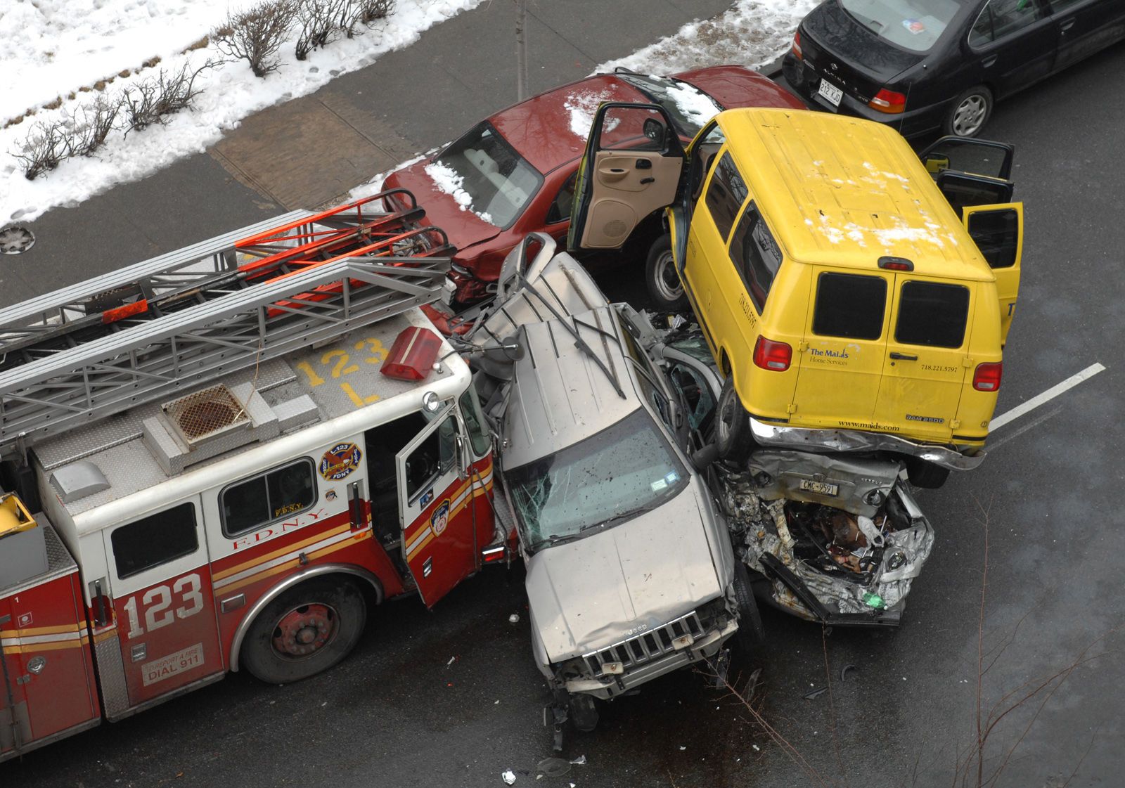 FDNY truck accident.