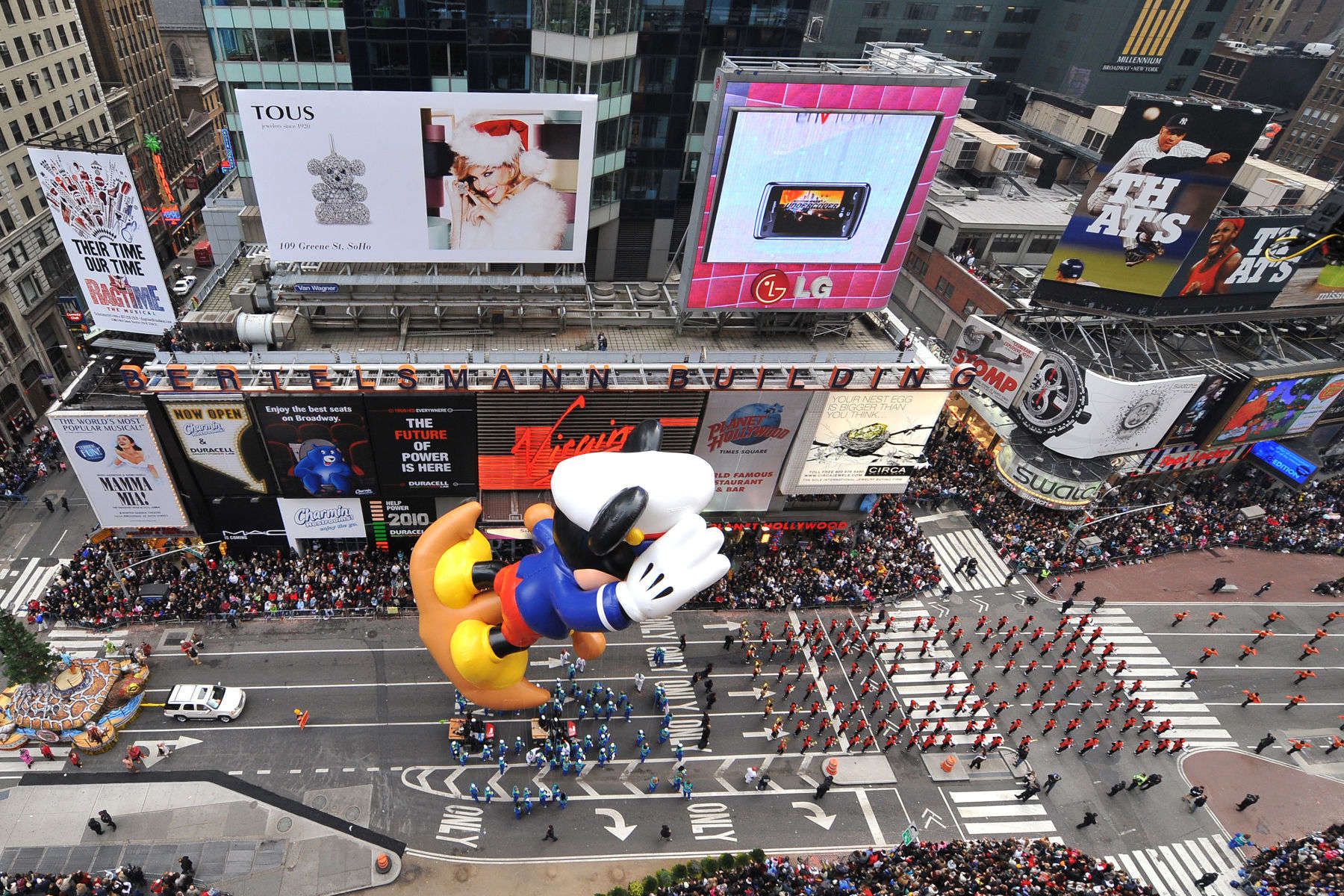 THE MACY's THANKSGIVING DAY PARADE.