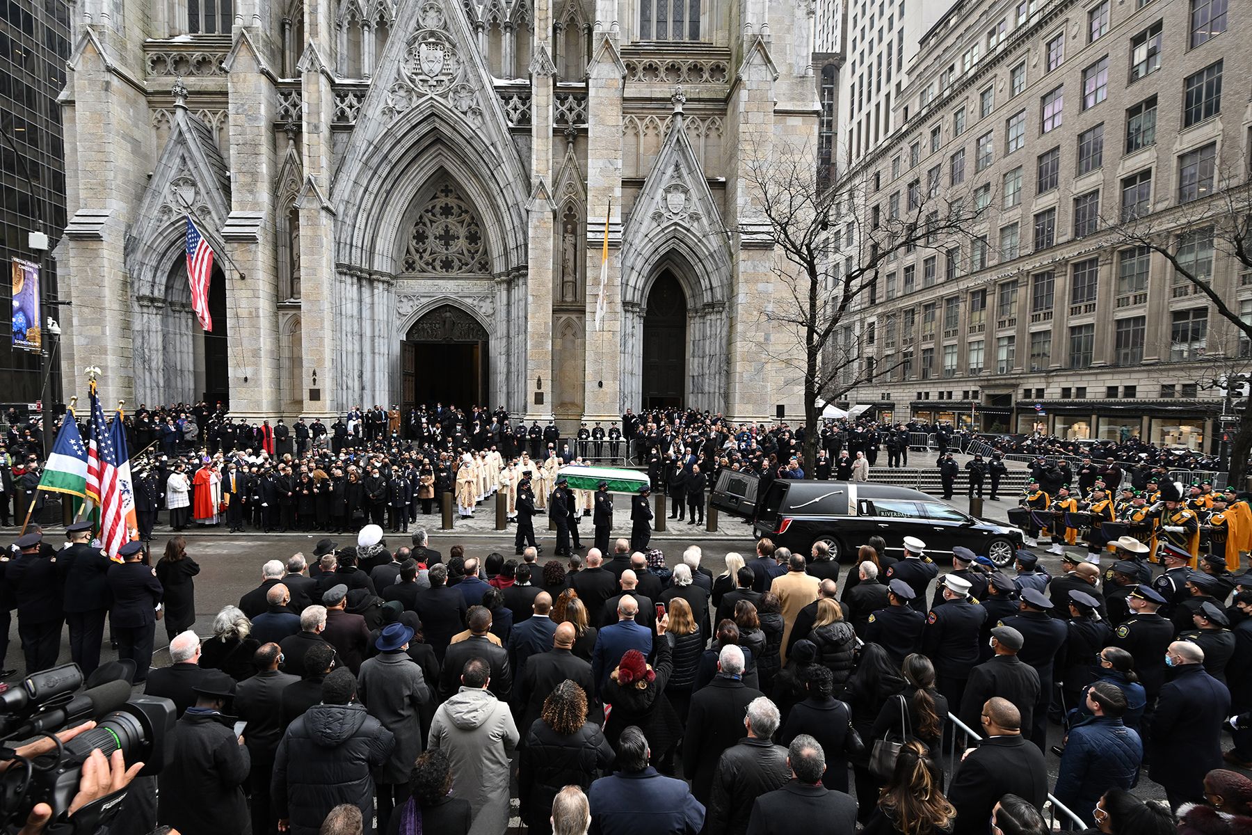 Funeral for NYPD officer Wilbert Mora