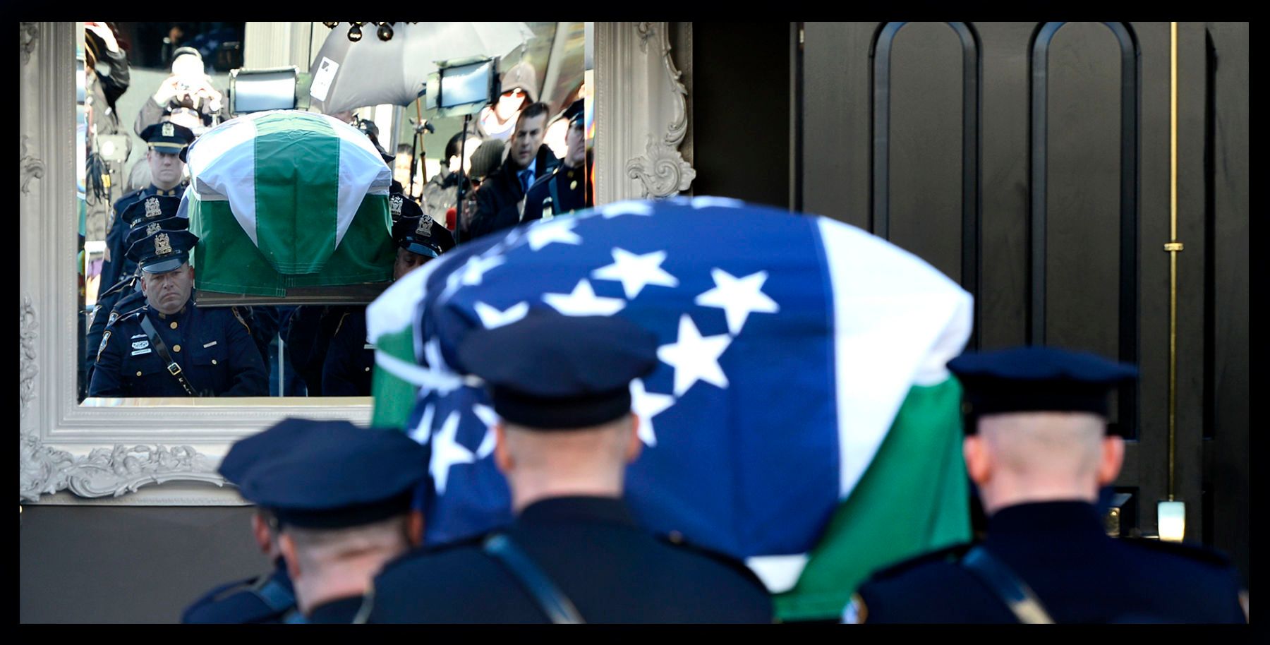 Wake for NYPD officer Rafael Ramos.