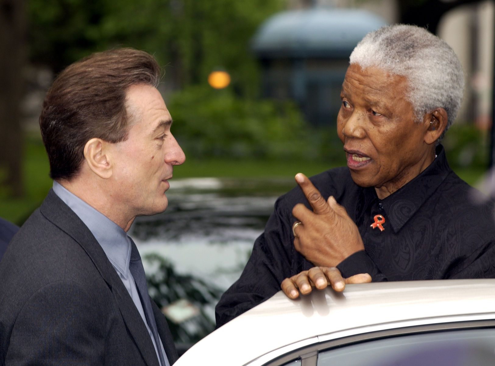 ROBERT De NIRO and NELSON MANDELA