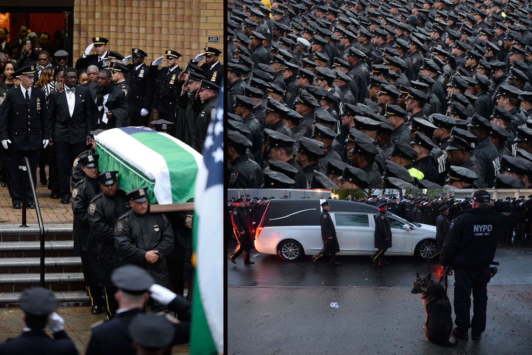 Funeral for NYPD officer RANDOLPH HOLDER.