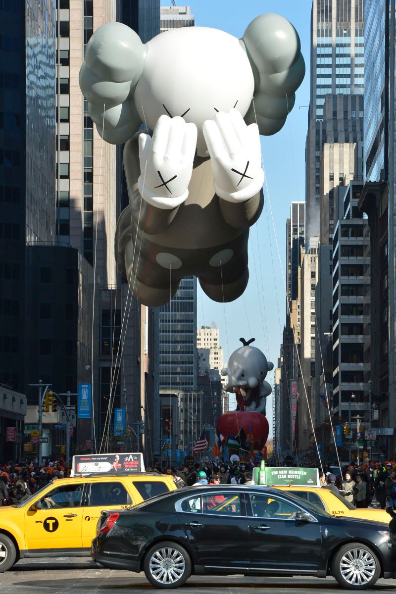 THE MACY's THANKSGIVING DAY PARADE.