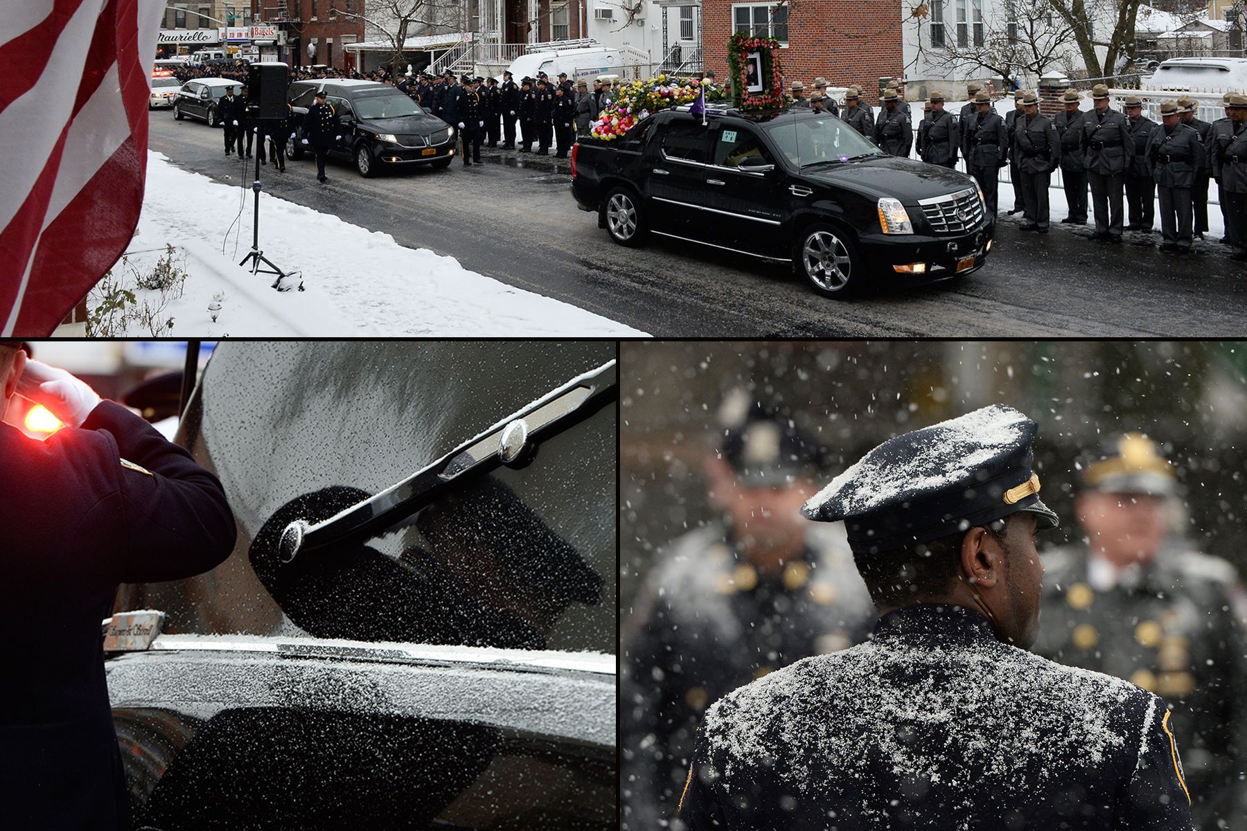 Funeral for MTA officer THOMAS CHOI