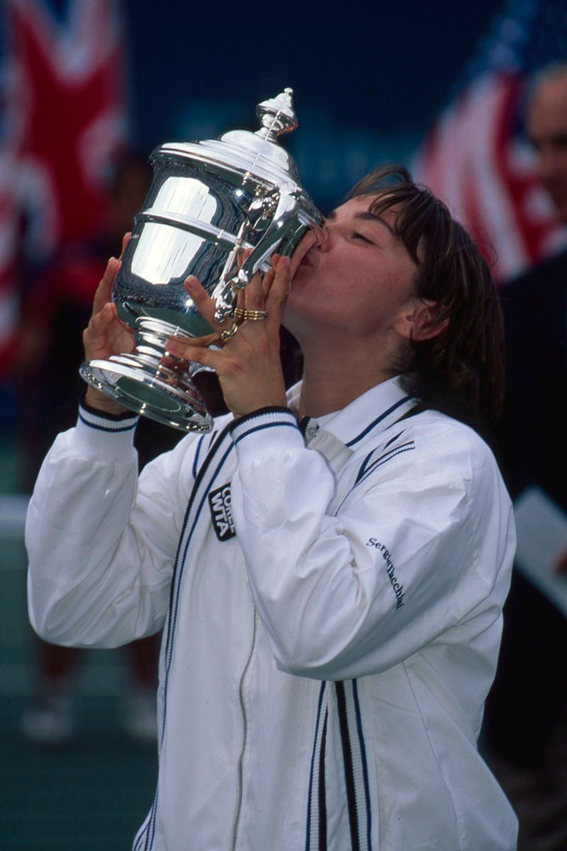 MARTINA HINGIS winner of 1997 US OPEN, NYC.