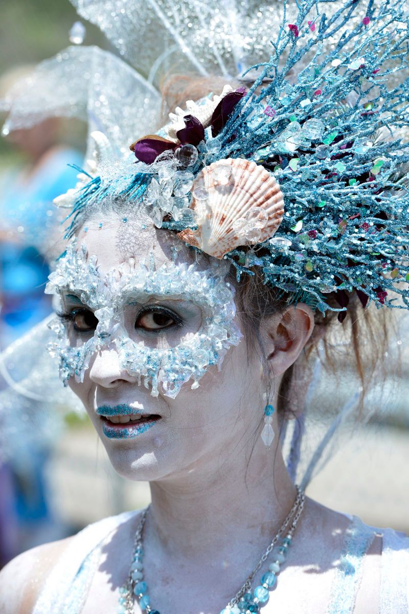 MERMAID PARADE in CONEY ISLAND, BROOKLYN NYC.