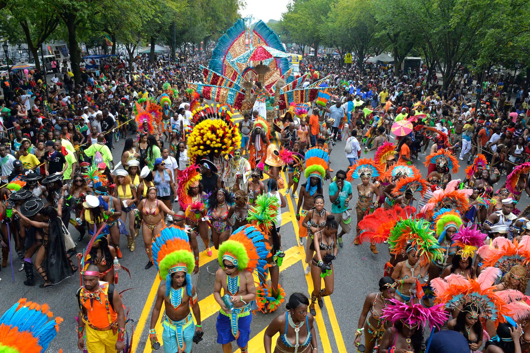 WEST INDIAN DAY PARADE IN BROOKLYN, NYC.