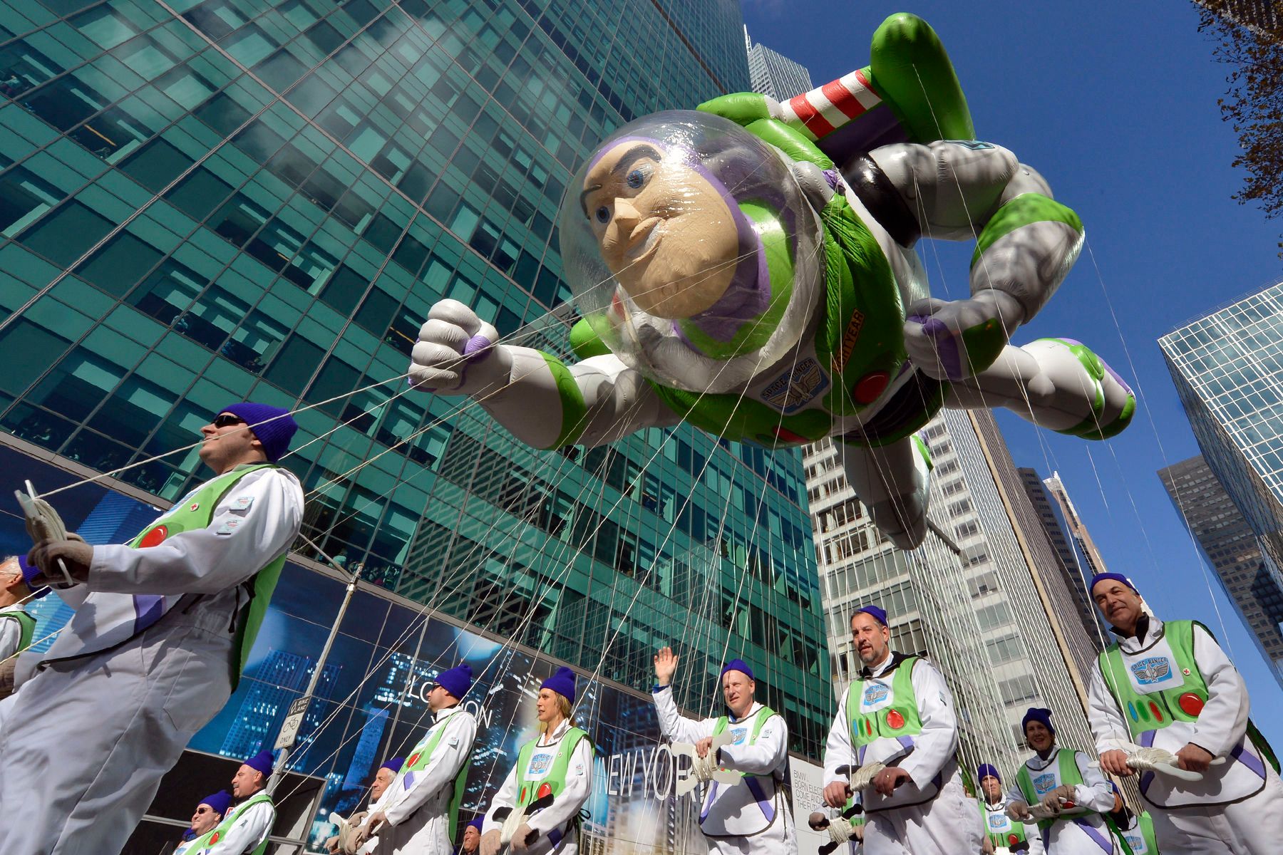 THE MACY's THANKSGIVING DAY PARADE.