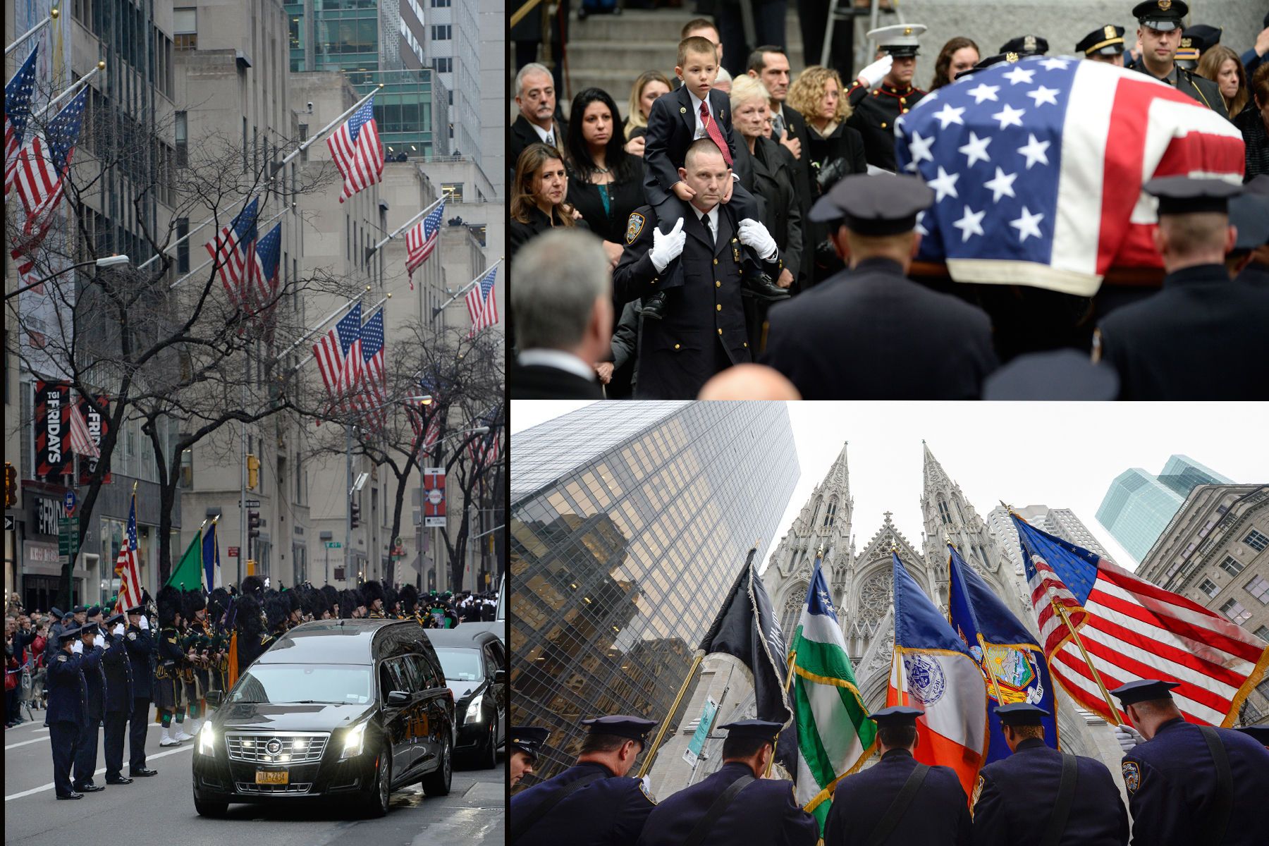 Funeral for NYPD Detective PETER LEMM.