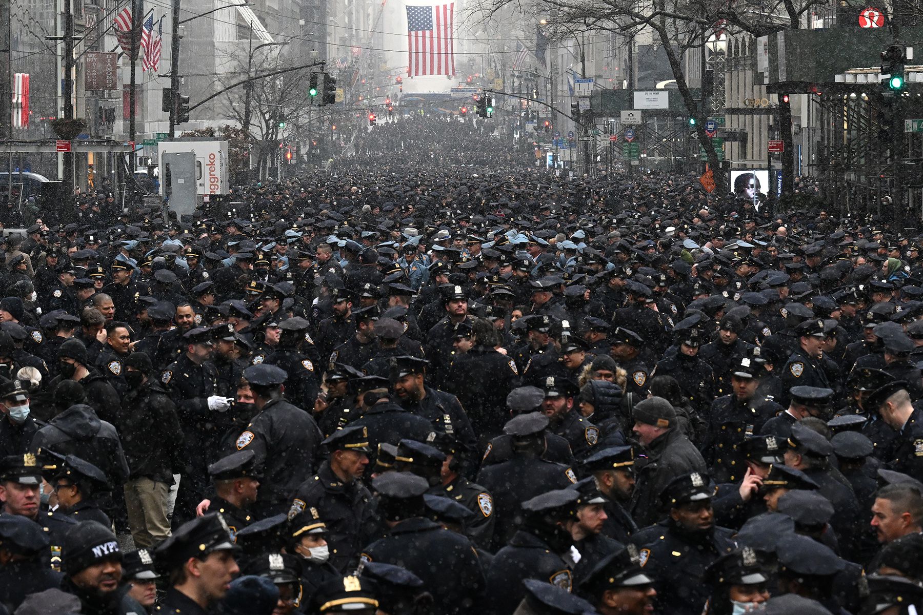 Funeral for NYPD officer Jason Rivera