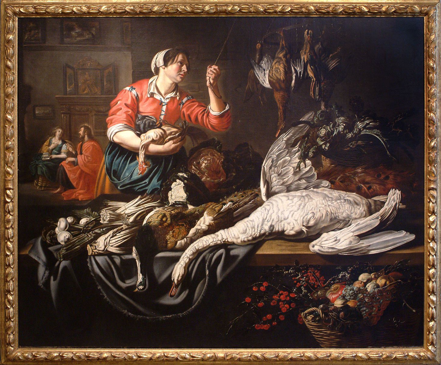 Kitchen Scene with Christ in the House of Martha and Maria