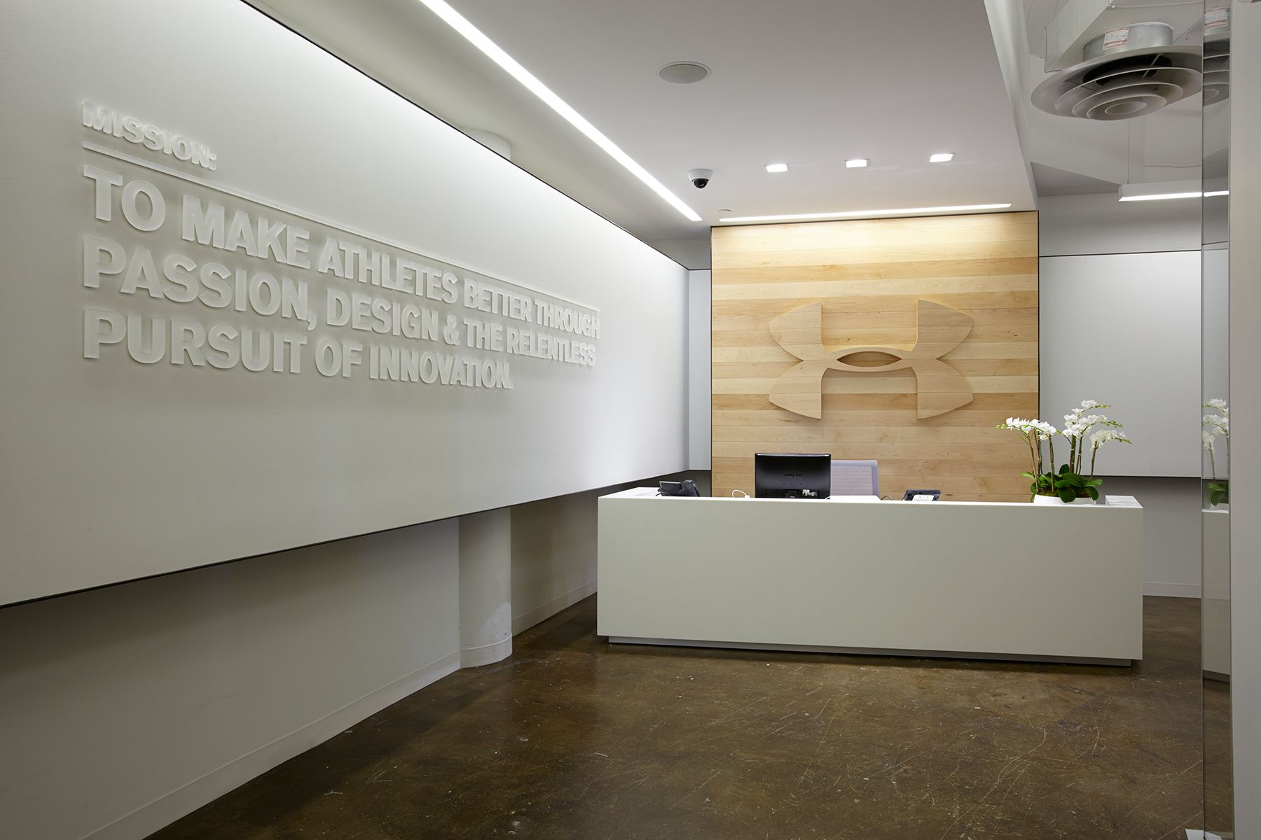 Under Armor reception, New York City