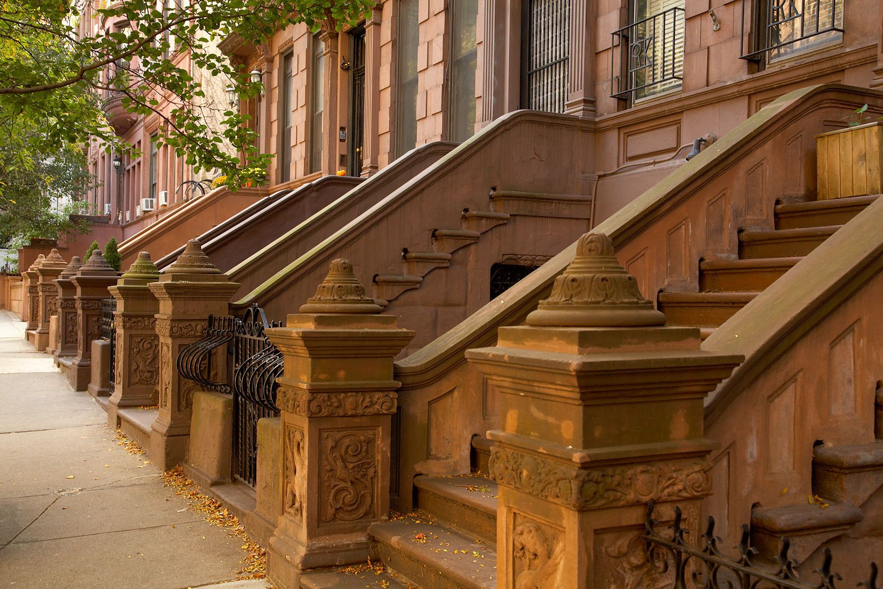 Upper West Side Brownstone Stoops