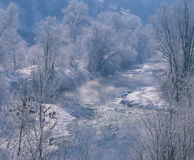 EARLY MORNING, PROVO RIVER , 1989