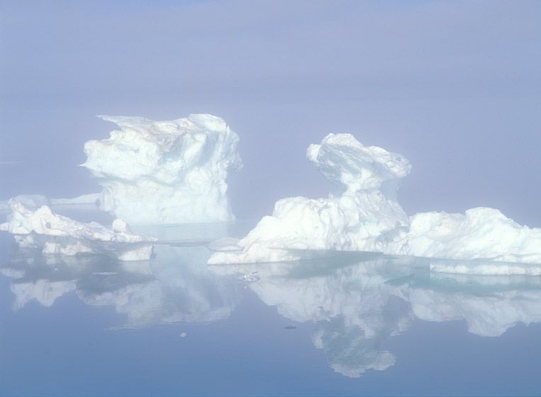 ICE FORMS GLEAMING THROUGH A LIGHT MORNING FOG, 199420" x 24" / $1,50024" x 30" / $2,25030" x 40" / $3,500The signed, limited edition of 33, includes all of the above sizes. Print will be shipped directly to client's framer.48" x 65"edition of 3Current price: $7,500 ICE FORMS GLEAMING THROUGH A LIGHT MORNING FOG, 1994