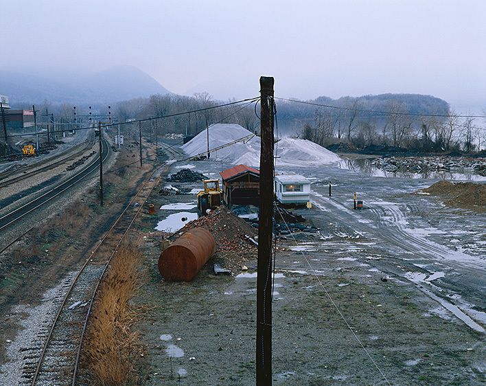 RAILYARD ADJACENT to the BEACON LANDING, 198420" x 24" / $1,50024" x 30" / $2,25030" x 40" / $3,500The signed, limited edition of 20, includes all of the above sizes. Print will be shipped directly to client's framer.48" x 65" unique printCurrent Price: $10,000 RAILYARD ADJACENT to the BEACON LANDING, 1984