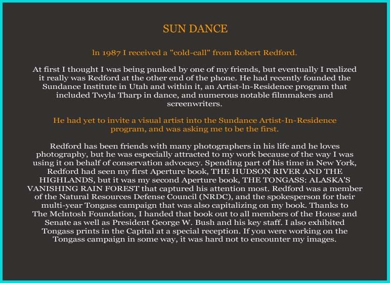 Sundance: Vintage & Current Prints - Robert Glenn Ketchum