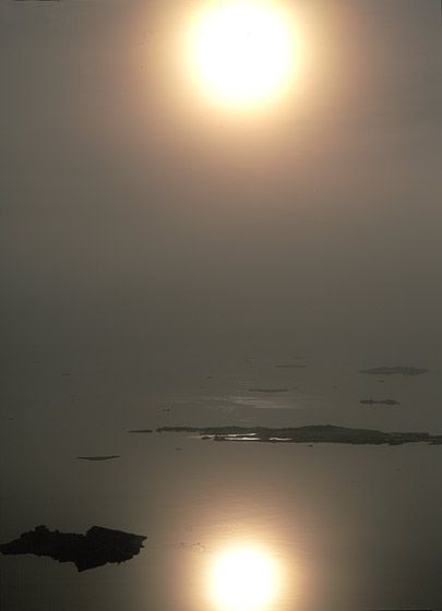 DOUBLE SUN AT DAWN (A Triptych), 199820” x 24” / $1,50024” x 30” / $2,25030” x 40” / $3,500The signed, limited edition of 33, includes all of the above sizes. Print will be shipped directly to client's framer.48" x 65"edition of 3Current price: $7,500 DOUBLE SUN AT DAWN (A Triptych), 1998