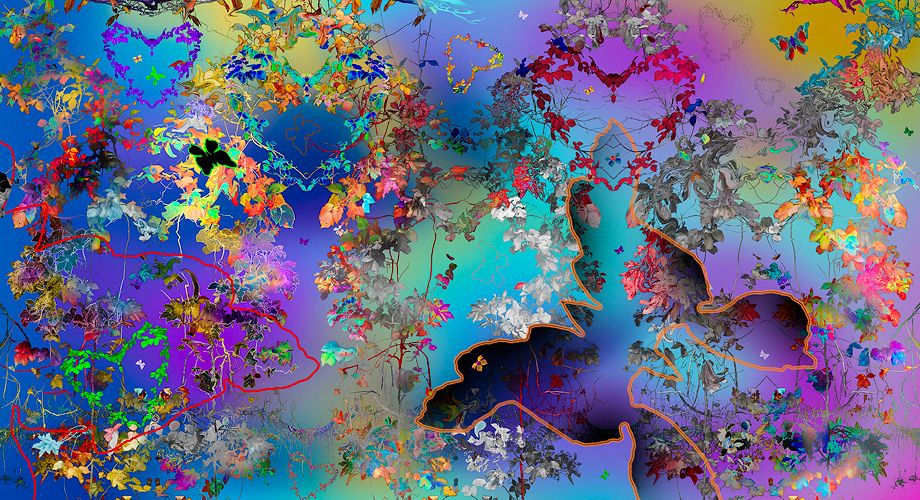 IT'S GETTING BETTER ALL THE TIME, 2013as shown36" x 64" / $4,500 @ $750 per panel48" x 92" / $6,000 @ $1,000 per panelNote: These repeats made be ordered in specific repeat groupings. I will only print 2 of any grouping/size, and a group must keep all repeats in their designed sequence.Print will be shipped directly to client's framer. IT'S GETTING BETTER ALL THE TIME, 2013