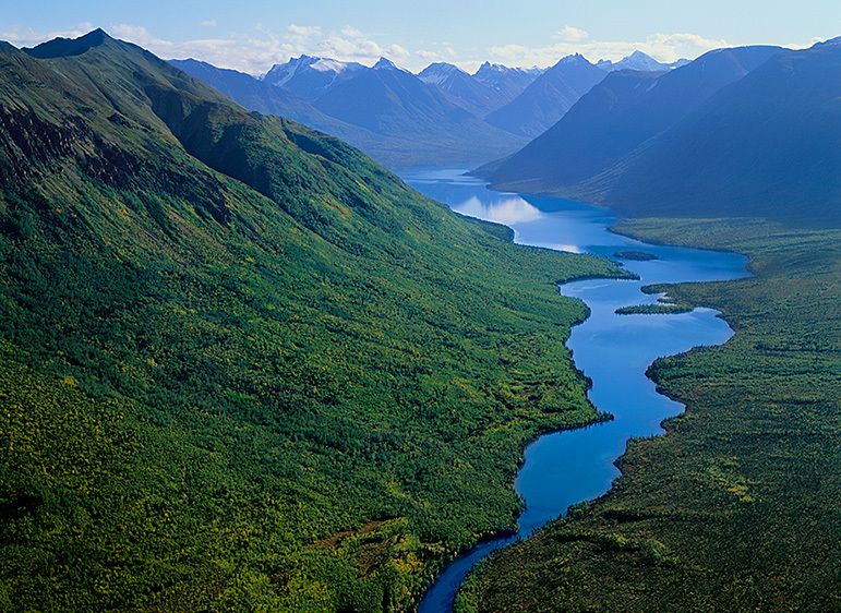 LAKE KONTRASHIBUNA, LAKE CLARK NATIONAL PARK, 200120” x 24” / $1,50024” x 30” / $2,25030” x 40” / $3,500The signed, limited edition of 21, includes all of the above sizes. Print will be shipped directly to client's framer. LAKE KONTRASHIBUNA, LAKE CLARK NATIONAL PARK, 2001