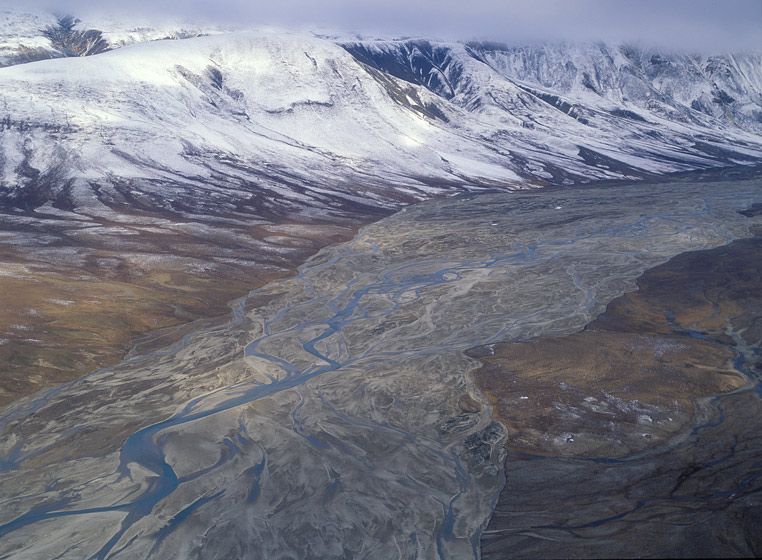 GLACIAL OUTFLOW, OTTO FIORD, 1994