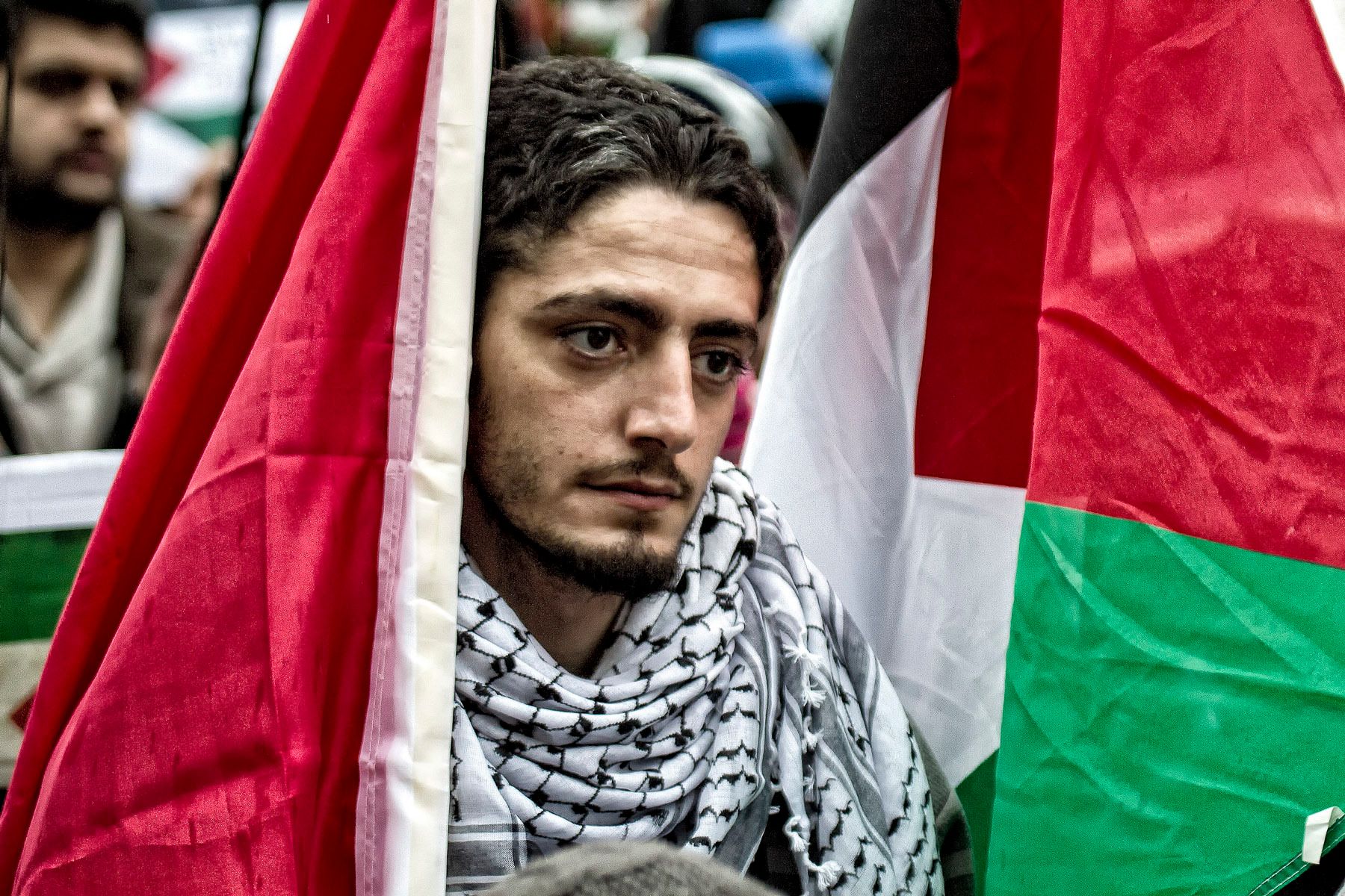 Pro Palestinian Rally in Melbourne Australia