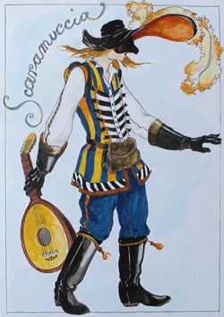Commedia Dell'ArteScaramucciaCDA8