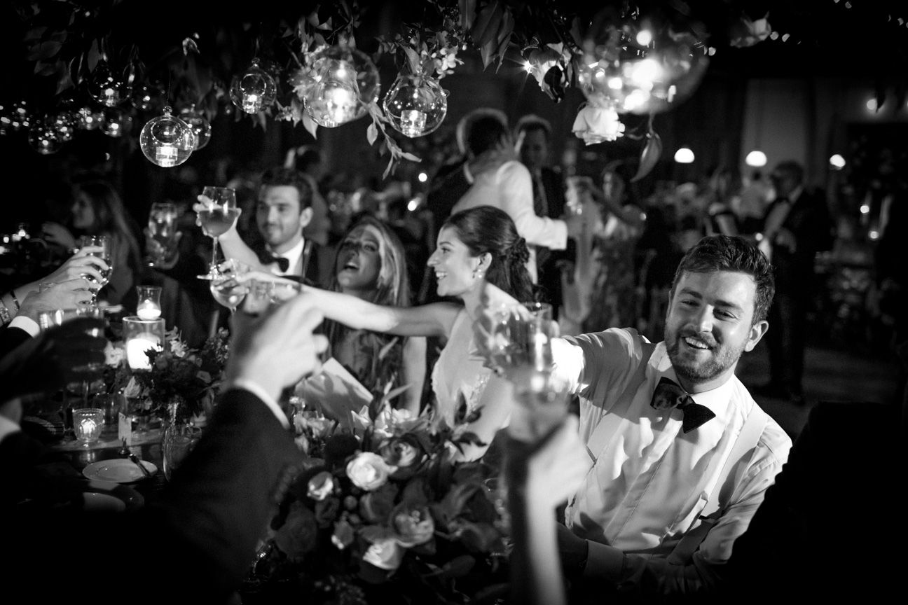 View Fine Art Portfolios Wedding couple toasting