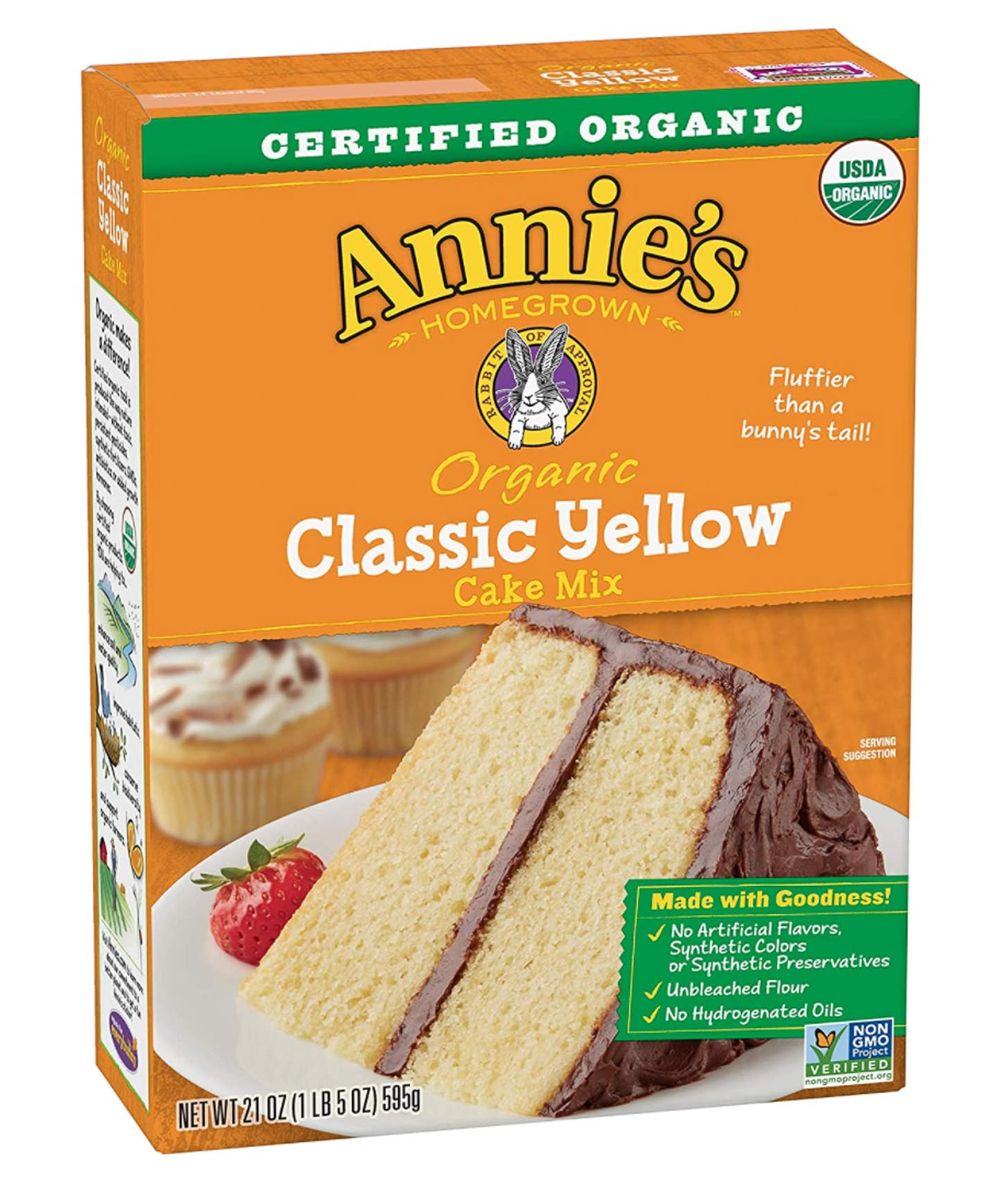 Annie's organic classic yellow cake mix